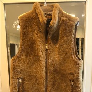 Faux Fur JCrew Vest (Fawn Colored)